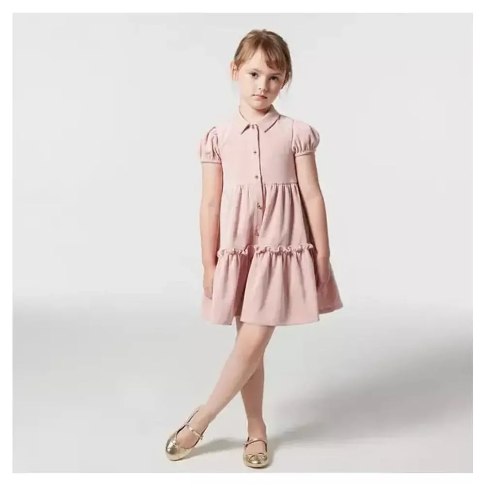 NWT❤️Janie and Jack Corduroy Puff Sleeve Shirt Dress sz12